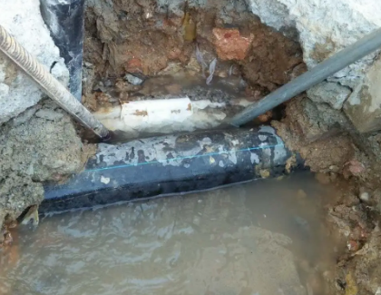 龙沙测漏水之水管漏水